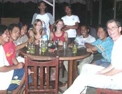 Familia atmosphere in a small resort