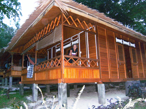 4 Bungalows im Raja Laut Resort