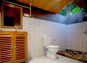 Unser Bungalow mit Veranda