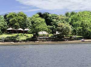 Raja Laut Resort vom Meer aus
