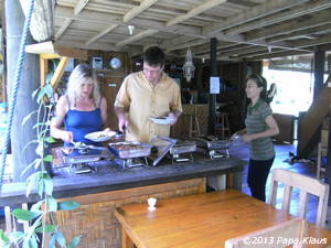 The meals were varied and more than enough