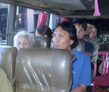 Im Bus nach Tomohon