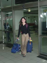 Arrival of our daughter in Manado