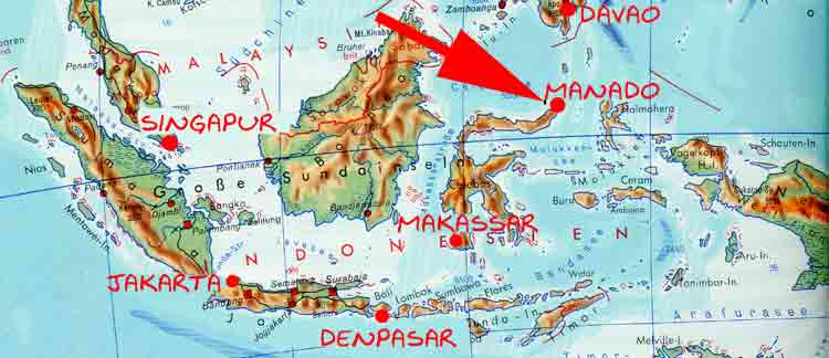 Map of Indonesia