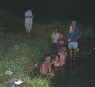 Hot bath near Karumenga village
