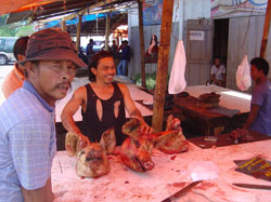 Local market near Manado