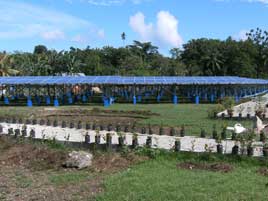 The new photovoltaik plant on Bunaken