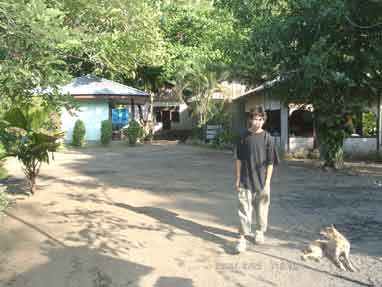 In front of our accommodation